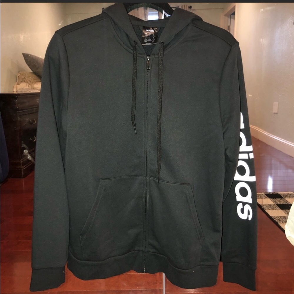 BLACK ADIDAS HOODIE